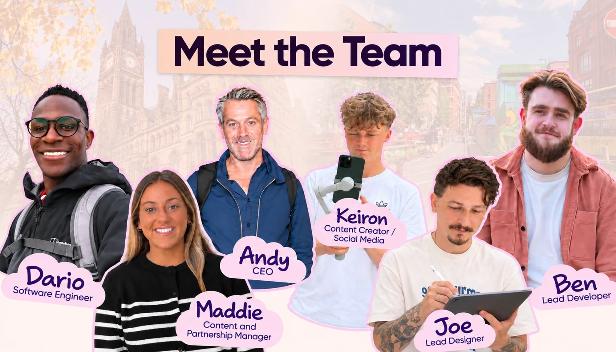 The Super Reel team in Manchester